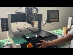 เครื่องกระจายกาว SMT โต๊ะสองตัว พร้อมระบบ PC และ CCD