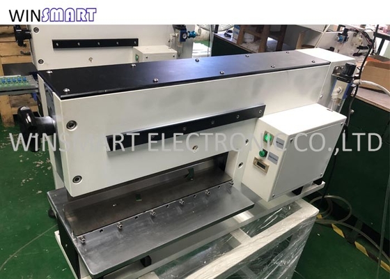 ใบมีดเชิงเส้น V Cut PCB Depanelizer การควบคุมด้วยเท้าเหยียบความเครียดต่ำ