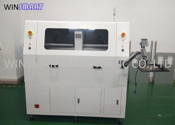 ESD Dual Table เครื่องตัดกัด CNC อัตโนมัติเต็มรูปแบบ PCB Router Machine