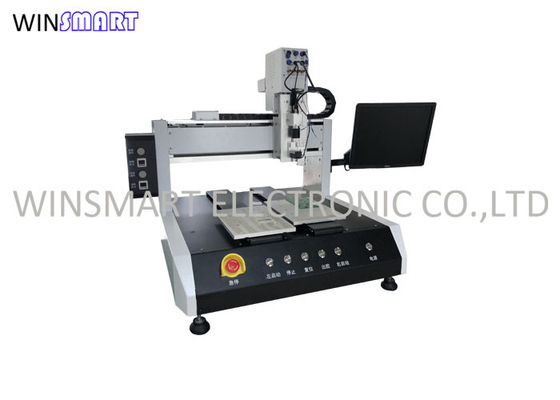 PC Control Desktop SMT ระบบการจ่าย การผลิต PCB เครื่องจ่ายกาว