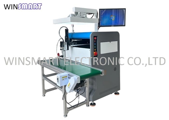เครื่องกระจายกาวอัตโนมัติความเร็วสูง พร้อมสายพานขนส่งและควบคุมด้วย PC