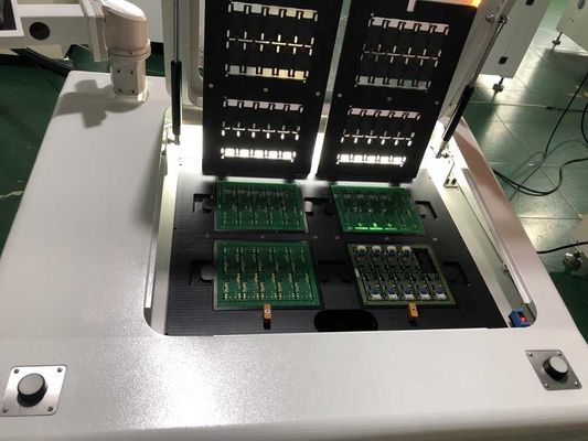 60000RPM SycoTec Spindle PCB Depaneling Router Machine กับโต๊ะเดียว