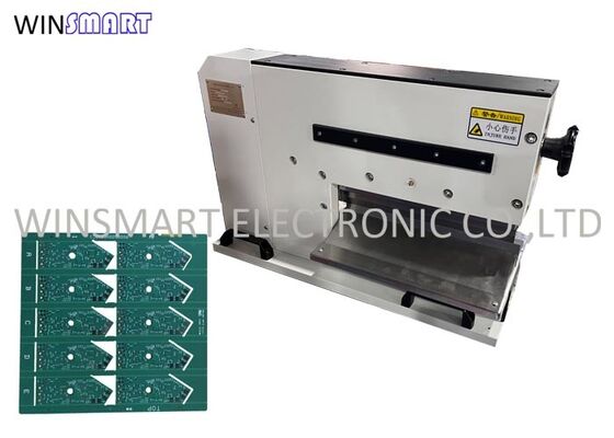 ราคาดี ต่ํากว่า 300u ความยืดของอลูมิเนียม LED PCB Cutter 400 มม Linear Blade PCB Depanelizer ออนไลน์