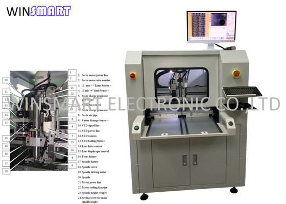 ราคาดี 60000RPM เครื่องแยก PCB Spindle, เครื่อง Depaneling PCB กึ่งอัตโนมัติ ออนไลน์