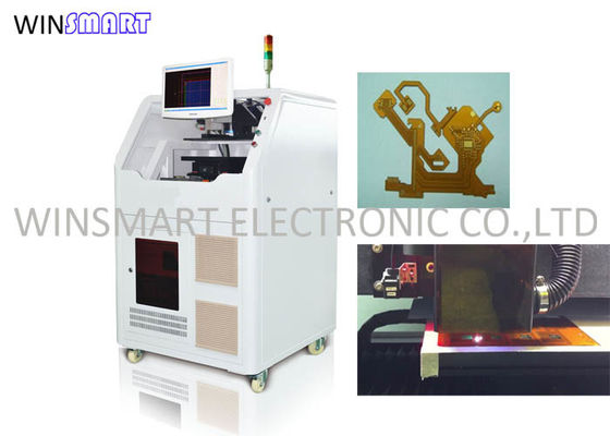 ขนาดเล็ก 15W ไม่มีการติดต่อ UV Laser PCB Depanelizer สําหรับการตัด Burr ฟรี