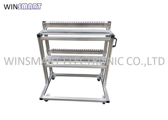 ราคาดี 50pcs / Layer SMT Feeder Cart 4 Omni Directional Wheels Stainless Steel ออนไลน์