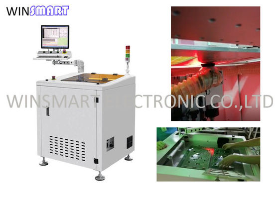 CE PCB Depaneling เครื่องเราเตอร์ป้องกันไฟฟ้าสถิต Ionizer Curve Cutting
