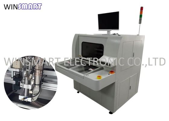 ราคาดี AC380V Twin Tables PCB Router พร้อมระบบทำความสะอาดสูญญากาศ ออนไลน์