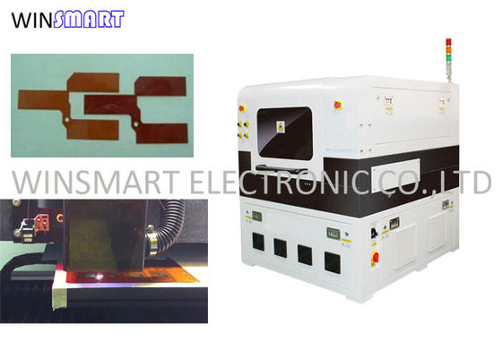 เครื่องตัดเลเซอร์ PCB แบบอินไลน์ออฟไลน์เสริมพร้อมแพลตฟอร์ม 460x460mm