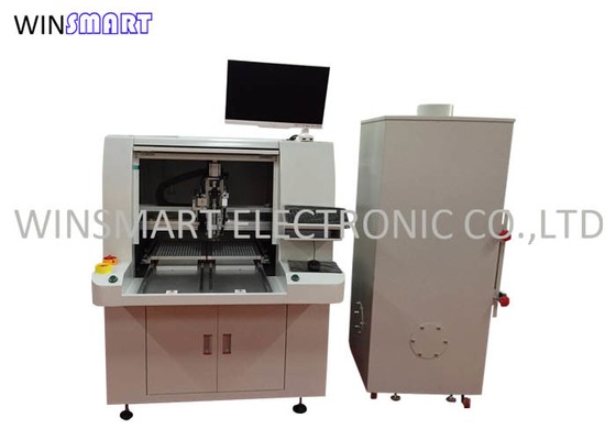 การเขียนโปรแกรม LCD ระบบ CCD เครื่องตัด PCBA PCB Depaneling Router 17 Inch