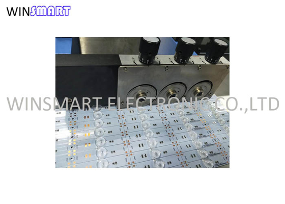 3 คู่ใบมีดแบบวงกลม LED PCB เครื่องตัด 110V PCB Separator Machine